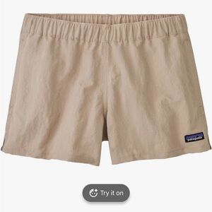 Patagonia Baggies Shorts Oar Tan Large